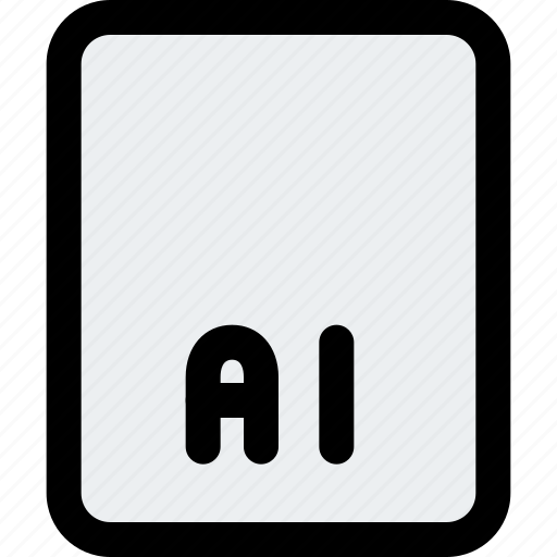 Ai, file, photo, image, files, file type icon - Download on Iconfinder
