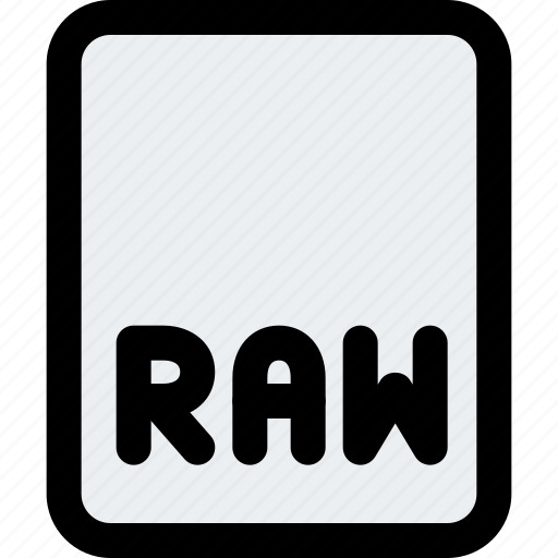 Raw, file, photo, image, files icon - Download on Iconfinder