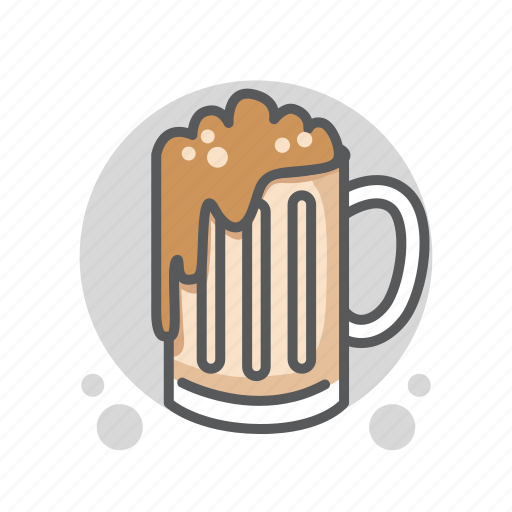 Restaurant, glass, beer, foamy, drink icon - Download on Iconfinder