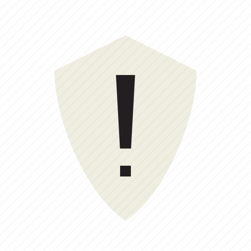 Exclamation, shield, alert, warning icon - Download on Iconfinder