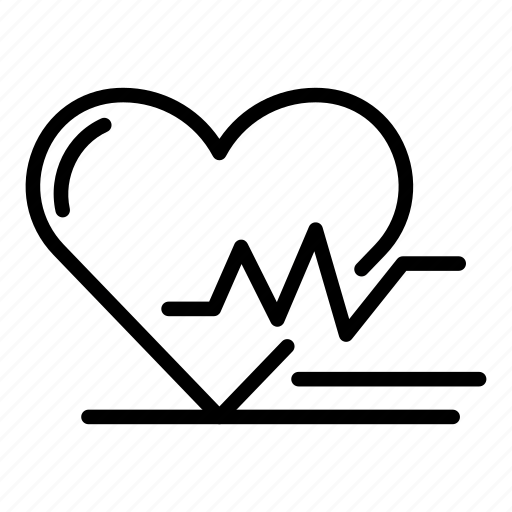 Heart, logo, love, medical, rate, silhouette, wedding icon - Download on Iconfinder