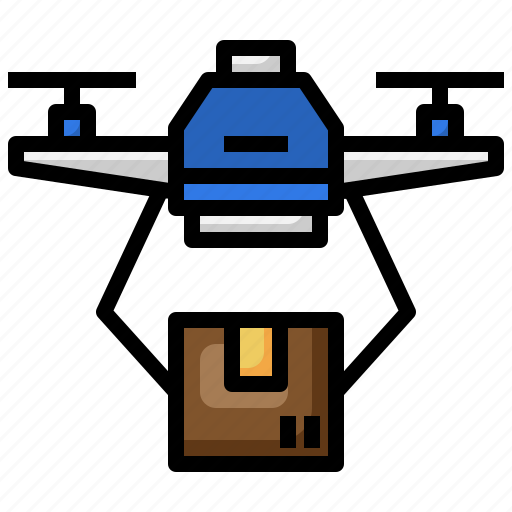 Drone, shipping, delivery, package, transport icon - Download on Iconfinder