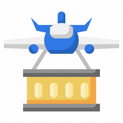 Airplane, transportation, container, shipping, delivery icon - Download on Iconfinder