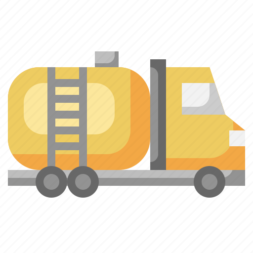 Oil, truck, shipping, delivery, tank, wagon, industry icon - Download on Iconfinder
