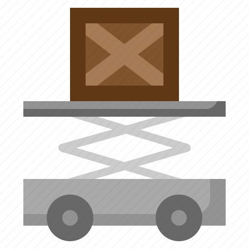 Scissor, lift, shipping, delivery, parcel, industry icon - Download on Iconfinder