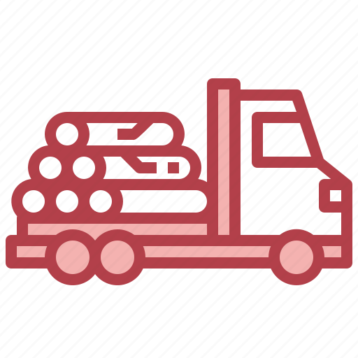 Truck, wood, shipping, delivery, transportation icon - Download on Iconfinder
