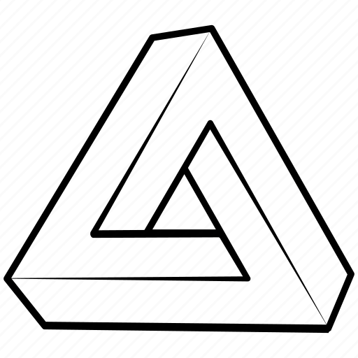 mc escher impossible shapes triangle