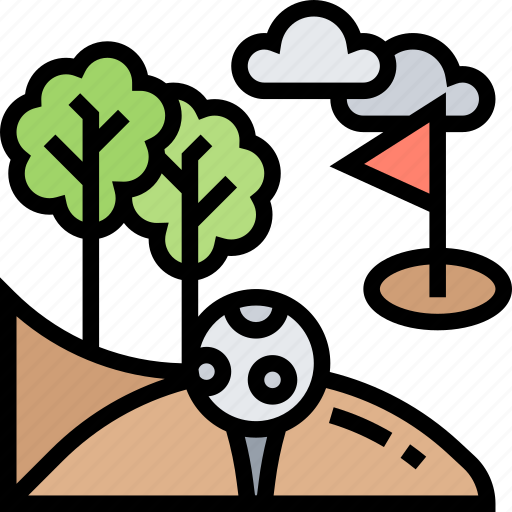 Golf, course, sport, field, leisure icon - Download on Iconfinder