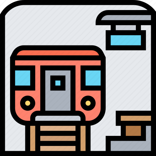 Subway, station, metro, town, transportation icon - Download on Iconfinder