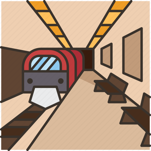 Subway, station, underground, transport, city icon - Download on Iconfinder