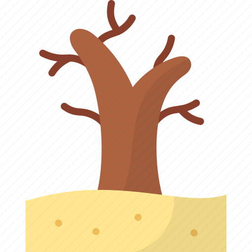 Dead tree, drought, dry tree, dried, nature icon - Download on Iconfinder