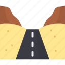 road, highway, desert, path, street, track
