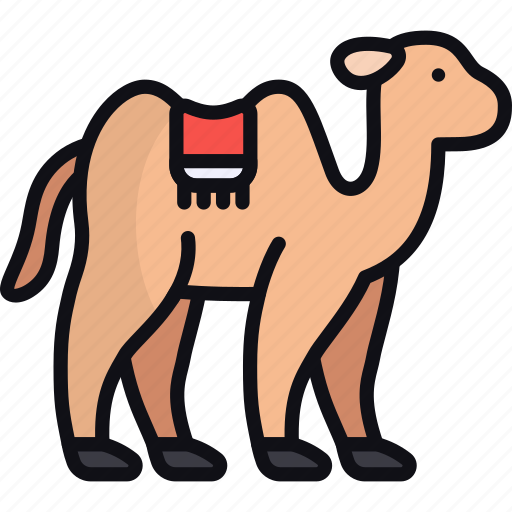 Camel, animal, zoo, mammal, desert, arab icon - Download on Iconfinder