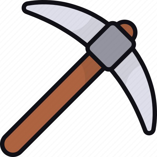 Pickaxe, mining, equipment, tool, pick hammer icon - Download on Iconfinder