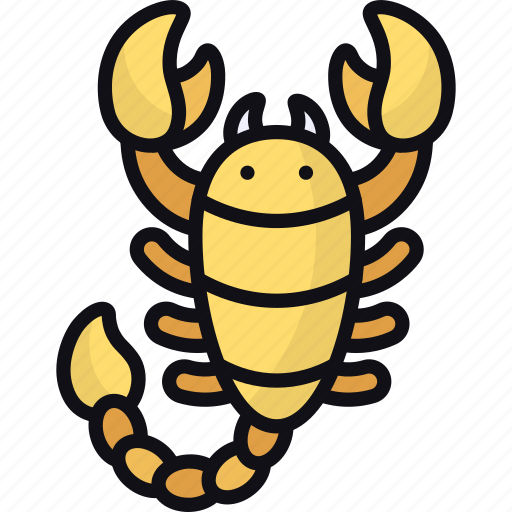 Scorpion, venomous, arachnid, arthropod, animal, sting icon - Download on Iconfinder