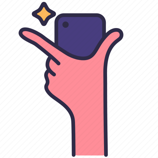 Hand, party, photo, picture, selfie, take icon - Download on Iconfinder