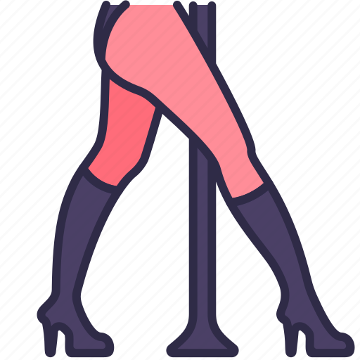 Dance, heels, high, leg, nightclub, show, woman icon - Download on Iconfinder