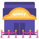 building, night, nightclub, party, structure