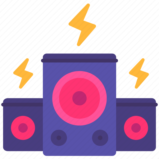 Audio, dance, music, nightclub, party, sound, speaker icon - Download on Iconfinder