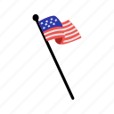 flag, indepence day, usa, america, 4th of july