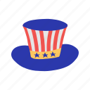hat, indepence day, usa, america, 4th of july, american, holiday, united states, memorial
