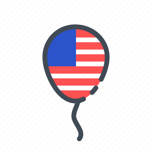 America, baloon, day, event, holiday, independence, usa icon - Download on Iconfinder