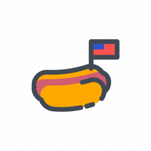 America, day, food, holiday, hotdog, independence, usa icon - Download on Iconfinder