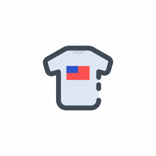 America, day, holiday, independence, shirt, t shirt, usa icon - Download on Iconfinder