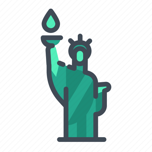 America, day, holiday, independence, liberty, statue, usa icon - Download on Iconfinder