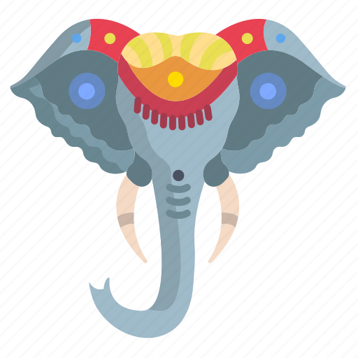 Dussara, elephant icon - Download on Iconfinder