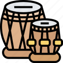 drum, musical, india, festival, traditional