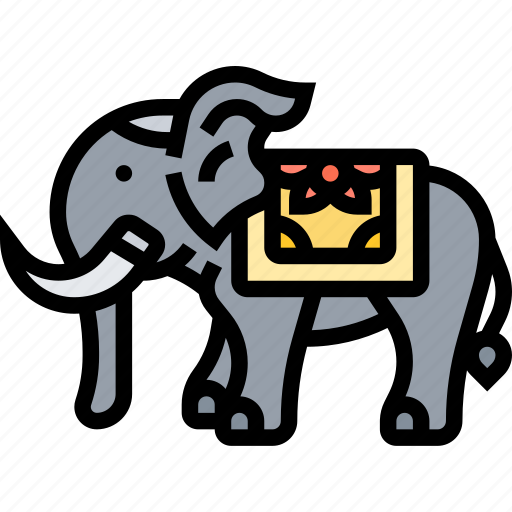Elephant, paint, india, culture, tradition icon - Download on Iconfinder