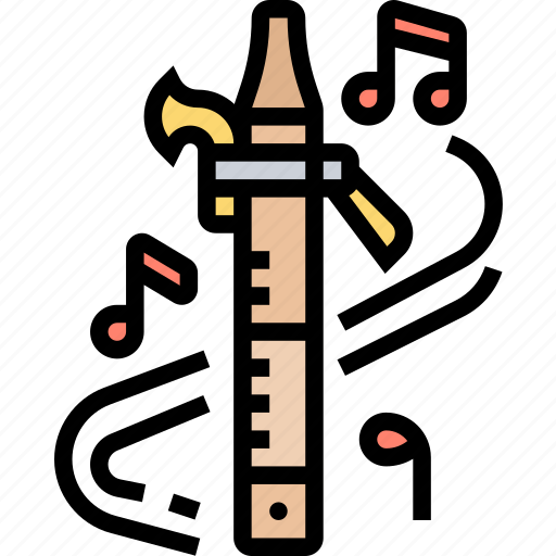 Flute, musical, indian, folk, culture icon - Download on Iconfinder