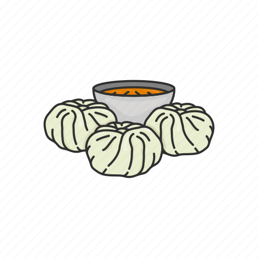 Dish, drip, dumpling, food, indian cuisine, indian food, momo icon - Download on Iconfinder