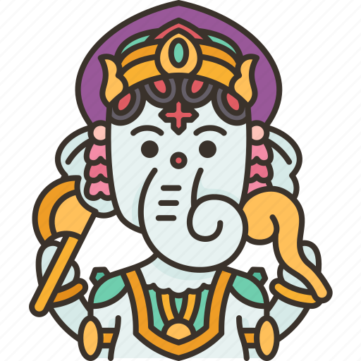 Ganesha, elephant, hindu, god, worship icon - Download on Iconfinder