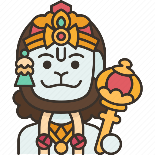 Hanuman, monkey, commander, hindu, mythology icon - Download on Iconfinder