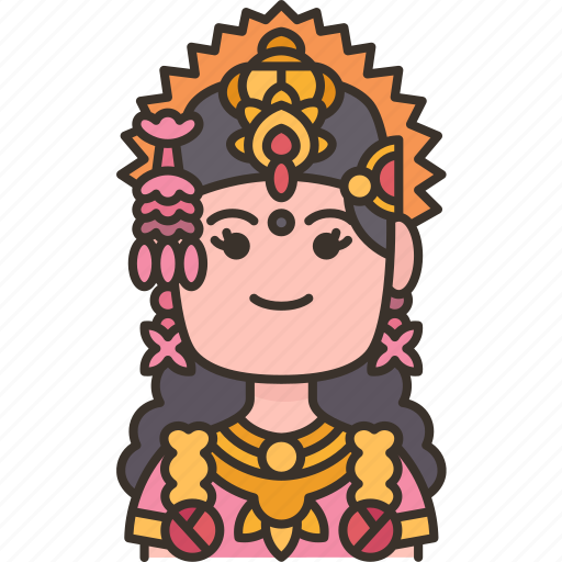Parvati, himalayas, fertility, goddess, hindu icon - Download on Iconfinder