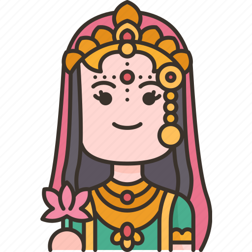 Radha, love, goddess, lakshmi, hindu icon - Download on Iconfinder