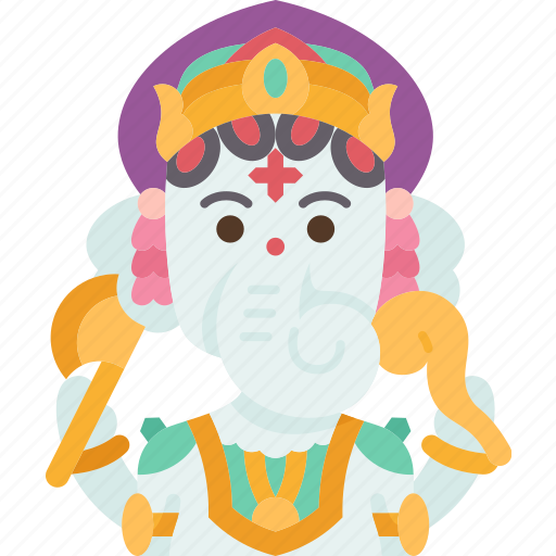 Ganesha, elephant, hindu, god, worship icon - Download on Iconfinder