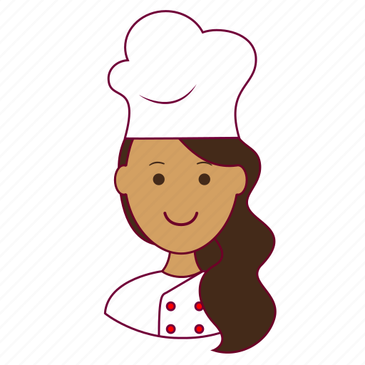 Chef, chefe de cozinha, emprego, indian woman professions, job, mulher, professions icon - Download on Iconfinder