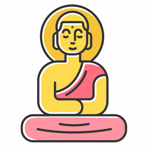 Buddha, culture, golden, indonesia, religion, statue, tradition icon - Download on Iconfinder
