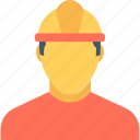 architect, construction worker, engineer, miner, worker