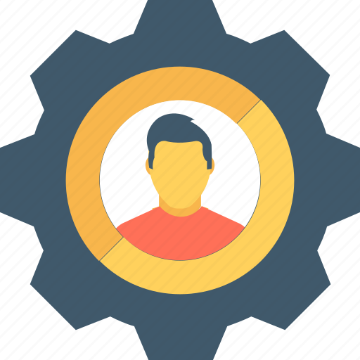 Cogwheel, industry, management, user, user settings icon - Download on Iconfinder