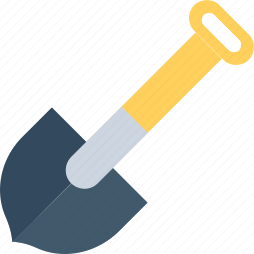 Construction tool, gardening tool, hand tool, shovel, spade icon - Download on Iconfinder