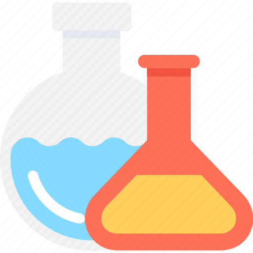 Chemical, conical flask, flask, laboratory, research icon - Download on Iconfinder