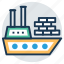 cargo ship, cruise, landing ship, logistics ship, sailing vessel 