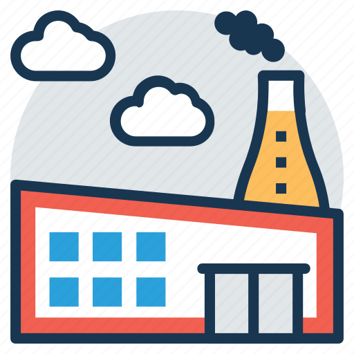 Factory, industry, manufacturer, mill, power plant icon - Download on Iconfinder