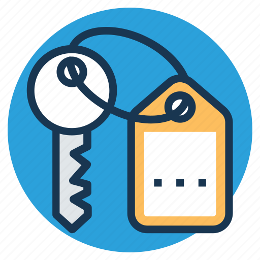 Door key, house key, key, keychain, safety symbol icon - Download on Iconfinder