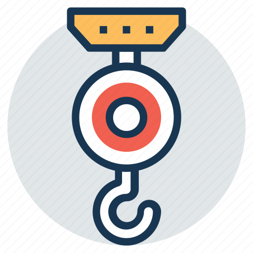 Container lifter, crane hook, crane lifter, crane pulley, weight lifter icon - Download on Iconfinder