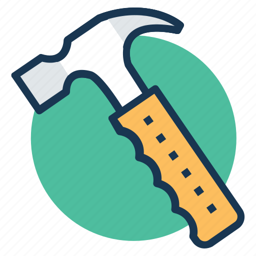Carpenter, claw hammer, hammer, tools, woodwork icon - Download on Iconfinder